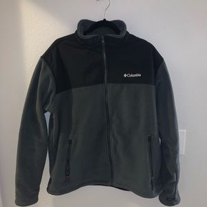 Columbia full zip grey fleece Bugaboo size XL.